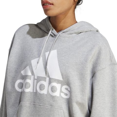 Bluza damska adidas Essentials Big Logo Oversized French Terry Hoodie szara IC9865 Adidas Bluza damska adidas Essentials Big Logo Oversized French Terry Hoodie szara IC9865 Adidas