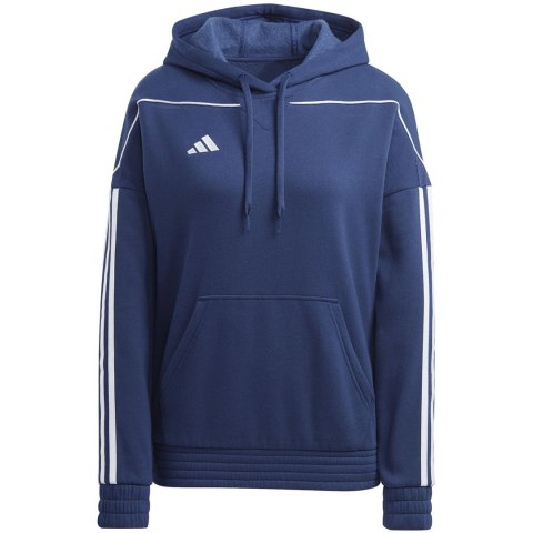 Bluza damska adidas Tiro 23 League Sweat Hoodie granatowo-biała HS3602 Adidas Bluza damska adidas Tiro 23 League Sweat Hoodie granatowo-biała HS3602 Adidas