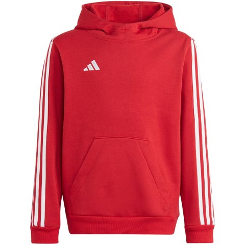 Bluza dla dzieci adidas Tiro 23 League Sweat Hoodie czerwono-biała HS3607 Adidas Bluza dla dzieci adidas Tiro 23 League Sweat Hoodie czerwono-biała HS3607 Adidas