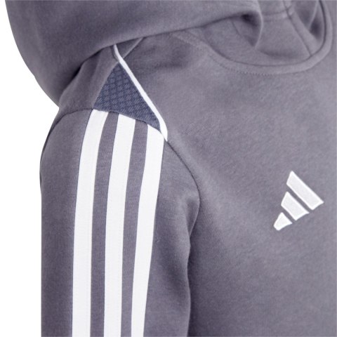 Bluza dla dzieci adidas Tiro 23 League Sweat Hoodie szara HZ3016 Adidas Bluza dla dzieci adidas Tiro 23 League Sweat Hoodie szara HZ3016 Adidas