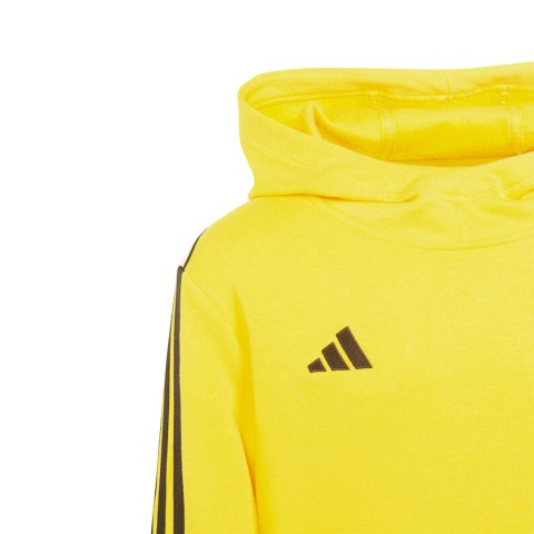 Bluza dla dzieci adidas Tiro 23 League Sweat Hoodie żółta IC7856 Adidas Bluza dla dzieci adidas Tiro 23 League Sweat Hoodie żółta IC7856 Adidas