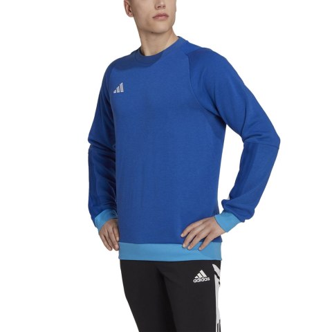 Bluza męska adidas Tiro 23 Competition Crew niebieska HU1325 Adidas teamwear