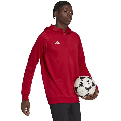 Bluza męska adidas Tiro 23 Competition Hoodie czerwona HK8055 Adidas teamwear Bluza męska adidas Tiro 23 Competition Hoodie czerwona HK8055 Adidas teamwear