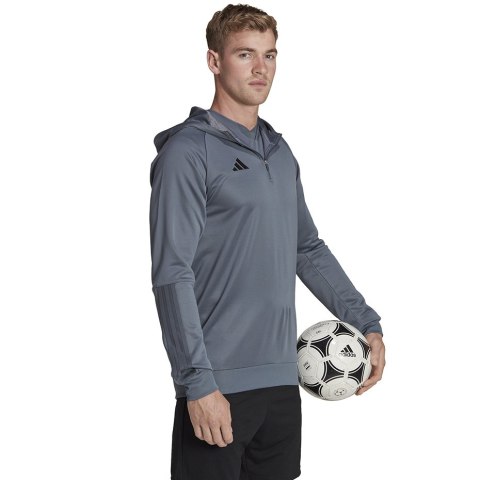 Bluza męska adidas Tiro 23 Competition Hoodie szara HU1347 Adidas teamwear Bluza męska adidas Tiro 23 Competition Hoodie szara HU1347 Adidas teamwear