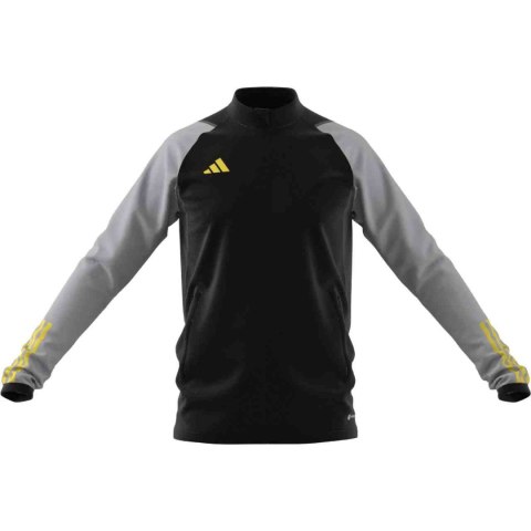 Bluza męska adidas Tiro 23 Competition Training czarno-szara HU1306 Adidas teamwear Bluza męska adidas Tiro 23 Competition Training czarno-szara HU1306 Adidas teamwear