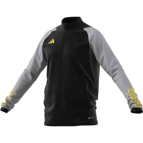 Bluza męska adidas Tiro 23 Competition Training czarno-szara HU1306 Adidas teamwear Bluza męska adidas Tiro 23 Competition Training czarno-szara HU1306 Adidas teamwear