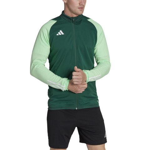 Bluza męska adidas Tiro 23 Competition Training zielona HU1303 Adidas teamwear Bluza męska adidas Tiro 23 Competition Training zielona HU1303 Adidas teamwear