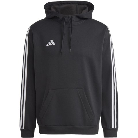 Bluza męska adidas Tiro 23 League Sweat Hoodie czarno-biała HS3598 Adidas Bluza męska adidas Tiro 23 League Sweat Hoodie czarno-biała HS3598 Adidas