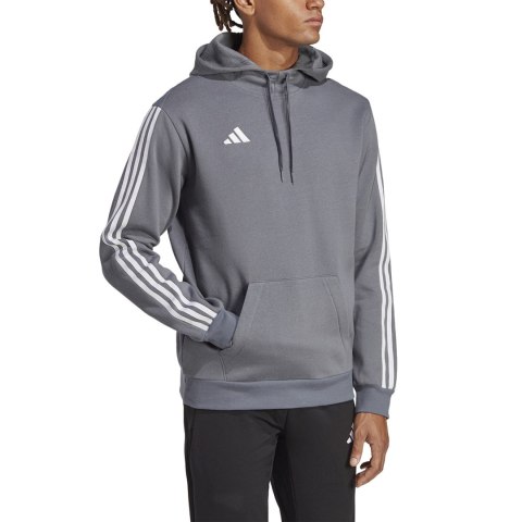 Bluza męska adidas Tiro 23 League Sweat Hoodie szara HZ3021 Adidas Bluza męska adidas Tiro 23 League Sweat Hoodie szara HZ3021 Adidas