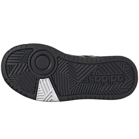 Buty dla dzieci adidas Hoops 3.0 K czarne GZ9671 Adidas Buty dla dzieci adidas Hoops 3.0 K czarne GZ9671 Adidas