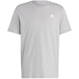 Koszulka męska adidas Essentials Single Jersey Embroidered Small Logo szara IC9288 Adidas