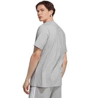 Koszulka męska adidas Essentials Single Jersey Embroidered Small Logo szara IC9288 Adidas