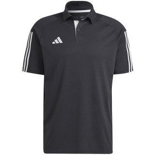 Koszulka męska adidas Tiro 23 Competition Polo czarna HK8051 Adidas teamwear