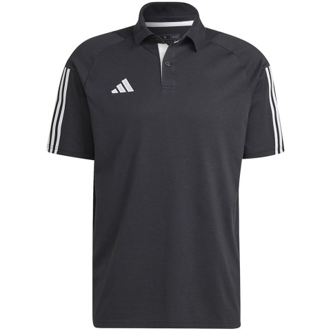 Koszulka męska adidas Tiro 23 Competition Polo czarna HK8051 Adidas teamwear