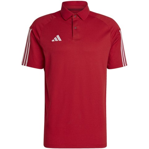 Koszulka męska adidas Tiro 23 Competition Polo czerwona HI3049 Adidas teamwear