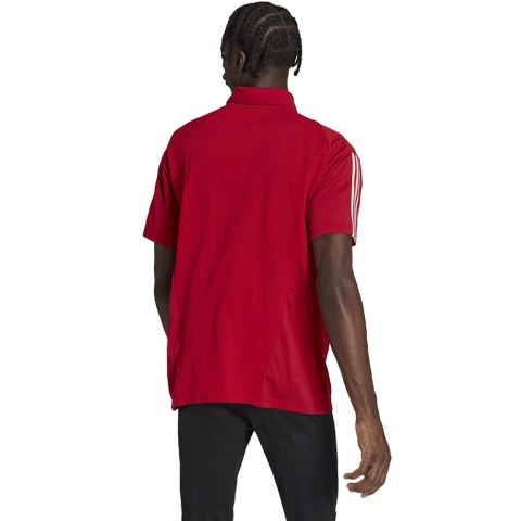 Koszulka męska adidas Tiro 23 Competition Polo czerwona HI3049 Adidas teamwear