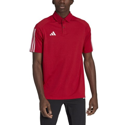 Koszulka męska adidas Tiro 23 Competition Polo czerwona HI3049 Adidas teamwear