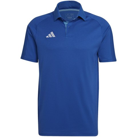 Koszulka męska adidas Tiro 23 Competition Polo niebieska HU1342 Adidas teamwear