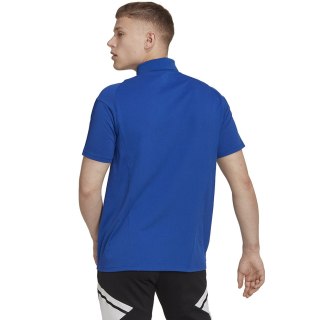 Koszulka męska adidas Tiro 23 Competition Polo niebieska HU1342 Adidas teamwear