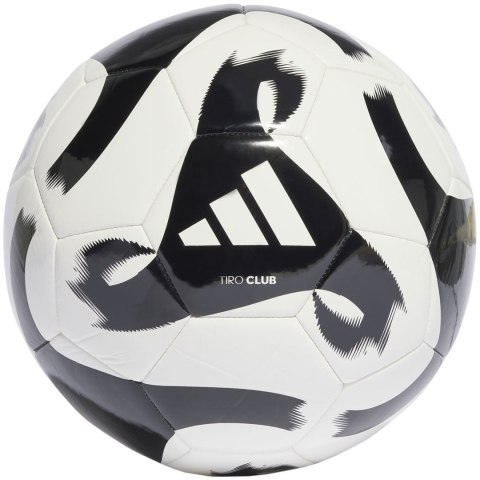 Piłka nożna adidas Tiro Club biało-czarna HT2430 Adidas teamwear Piłka nożna adidas Tiro Club biało-czarna HT2430 Adidas teamwear