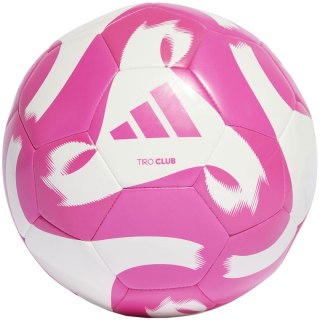 Piłka nożna adidas Tiro Club biało-różowa HZ6913 Adidas teamwear