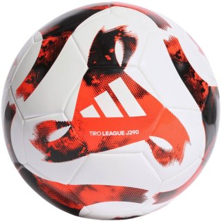 Piłka nożna adidas Tiro Junior 290 League biało-czerwona HT2424 Adidas teamwear