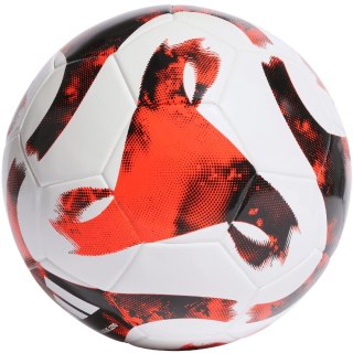 Piłka nożna adidas Tiro Junior 290 League biało-czerwona HT2424 Adidas teamwear