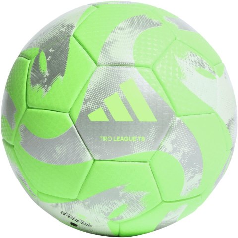 Piłka nożna adidas Tiro League Thermally Bonded zielono-szara HZ1296 Adidas teamwear Piłka nożna adidas Tiro League Thermally Bonded zielono-szara HZ1296 Adidas teamwear