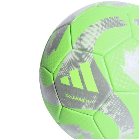 Piłka nożna adidas Tiro League Thermally Bonded zielono-szara HZ1296 Adidas teamwear Piłka nożna adidas Tiro League Thermally Bonded zielono-szara HZ1296 Adidas teamwear