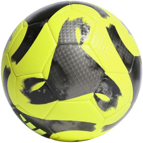 Piłka nożna adidas Tiro League Thermally Bonded żółto-czarna HZ1295 Adidas teamwear Piłka nożna adidas Tiro League Thermally Bonded żółto-czarna HZ1295 Adidas teamwear