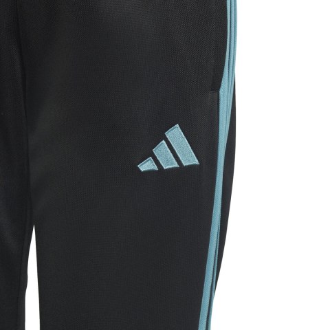 Spodnie dla dzieci adidas Tiro 23 Club Training czarno-niebieskie IC1588 Adidas Spodnie dla dzieci adidas Tiro 23 Club Training czarno-niebieskie IC1588 Adidas