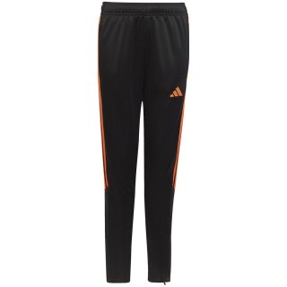 Spodnie dla dzieci adidas Tiro 23 Club Training czarno-pomarańczowe HZ0185 Adidas