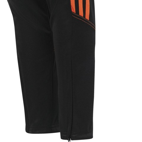 Spodnie dla dzieci adidas Tiro 23 Club Training czarno-pomarańczowe HZ0185 Adidas Spodnie dla dzieci adidas Tiro 23 Club Training czarno-pomarańczowe HZ0185 Adidas