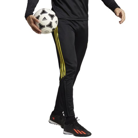 Spodnie męskie adidas Tiro 23 Club Training czarno-żółte IC1585 Adidas Spodnie męskie adidas Tiro 23 Club Training czarno-żółte IC1585 Adidas