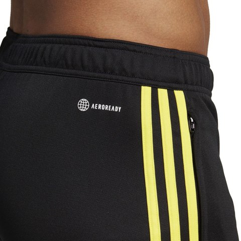 Spodnie męskie adidas Tiro 23 Club Training czarno-żółte IC1585 Adidas Spodnie męskie adidas Tiro 23 Club Training czarno-żółte IC1585 Adidas