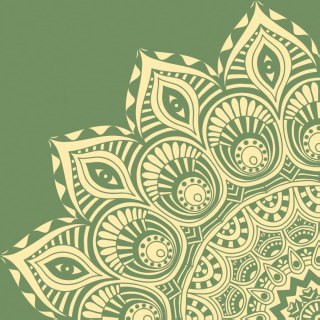 GAIAM MATA DO JOGI OLIVE HAZE MANDALA 6 MM 67308 Gaiam