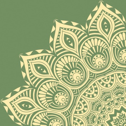 GAIAM MATA DO JOGI OLIVE HAZE MANDALA 6 MM 67308 Gaiam