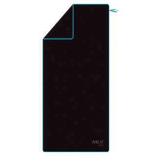 NAR13 CZARNY RĘCZNIK Z MIKROFIBRY 200x90 cm NILS AQUA NILS AQUA