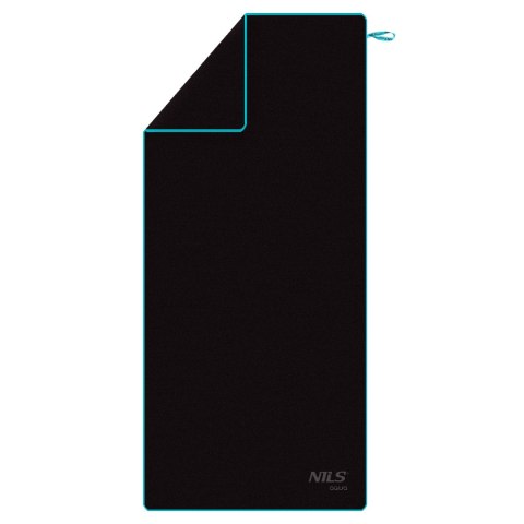 NAR13 CZARNY RĘCZNIK Z MIKROFIBRY 200x90 cm NILS AQUA NILS AQUA