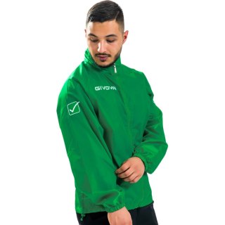 Kurtka Givova Rain Basico zielona RJ001 0013 2XS Givova