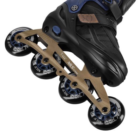 NA684 ŁYŻWOROLKI VELTO GRANATOWE ROZM. L(39-42) NILS EXTREME NILS EXTREME