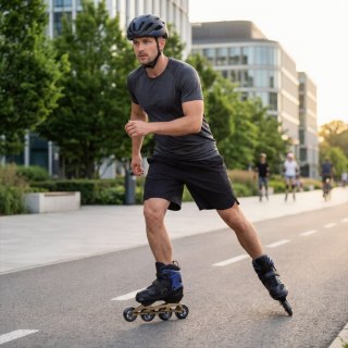 NA684 ŁYŻWOROLKI VELTO GRANATOWE ROZM. XL(42-45) NILS EXTREME NILS EXTREME