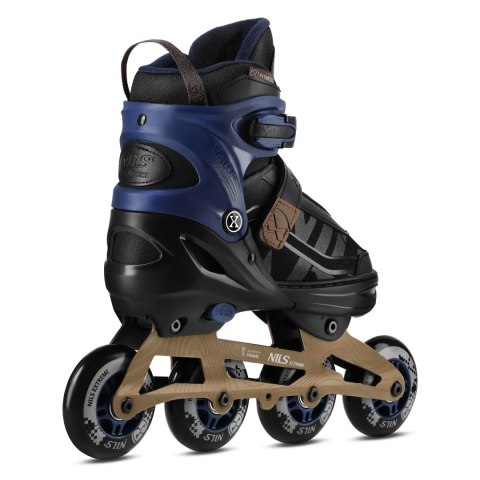 NA684 ŁYŻWOROLKI VELTO GRANATOWE ROZM. XL(42-45) NILS EXTREME NILS EXTREME