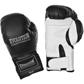Rękawice bokserskie Evolution syntetyczne Basic RB-226,RB-228,2210,2212 czarne 10 Evolution