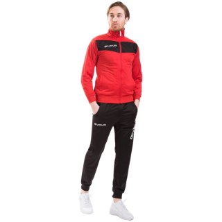 Dres Givova Tuta Visa czerwono-czarny TR018 1210 XS Givova
