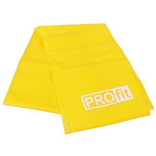 Guma Fitness Profit Long Light 200x15x0,35cm żółta DK 2227 PROfit