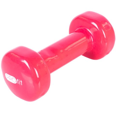 Hantel winylowy Profit 1,5 kg różowy DK 4102 PROfit