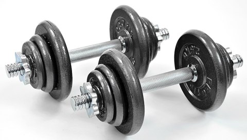 Hantle żeliwne 2x10 kg Profit Hammertone w walizce DK 4135 PROfit