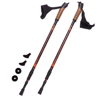 Kijki Nordic Walking Scout Bjorn pomarańczowy 3-częściowy BJORN