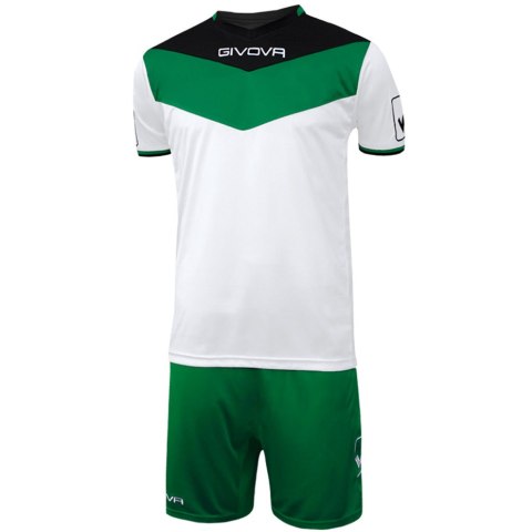 Komplet Givova Kit Campo czarno-zielony KITC53 1013 XS Givova